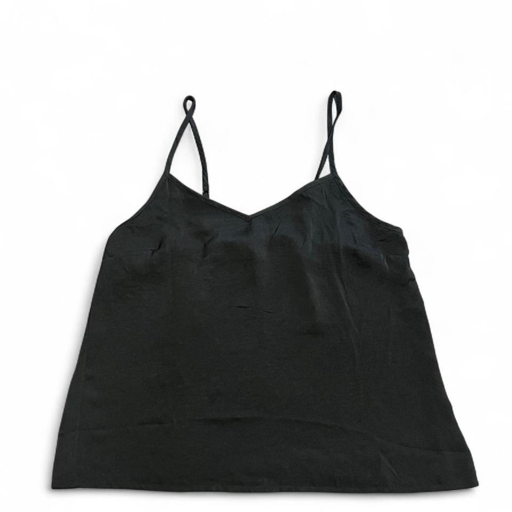 Adore Me‎ Black Satin Tank Top